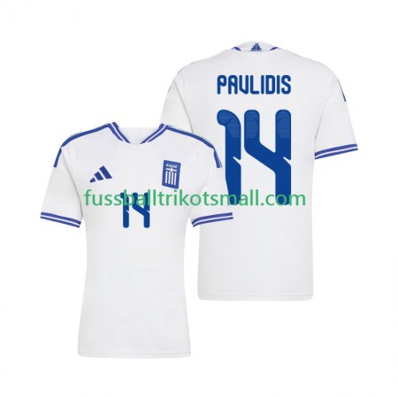 Fußballtrikots Griechenland Vangelis Pavlidis 14 2026 Kurzarm Heimtrikotsatz kaufen